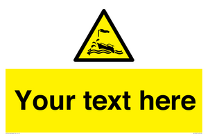 Custom Warning wind over tide conditions